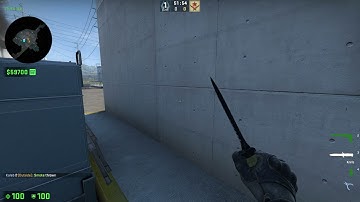 CSGO Nuke One Way Above Garage