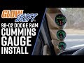 GlowShift | How To Install A Diesel Gauge Package Into Your 98-02 Dodge Ram 24 Valve Cummins