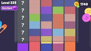 Knit out game level 339 (very hard) #games #gaming #gameplay #puzzle #level
