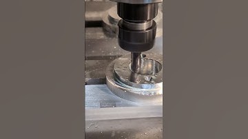 Smooth deburring toolpath #cnc #chamfer