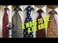 5 ways to tie a tie knot