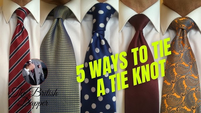 How to Tie a Necktie With the Windsor Knot - Bellatory