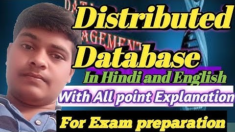 Distributed Database | distributed database in Hindi |#anubhavshukla  Learn  Step by Step Tutorial