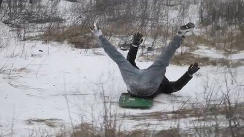SLEDDING GONE WRONG