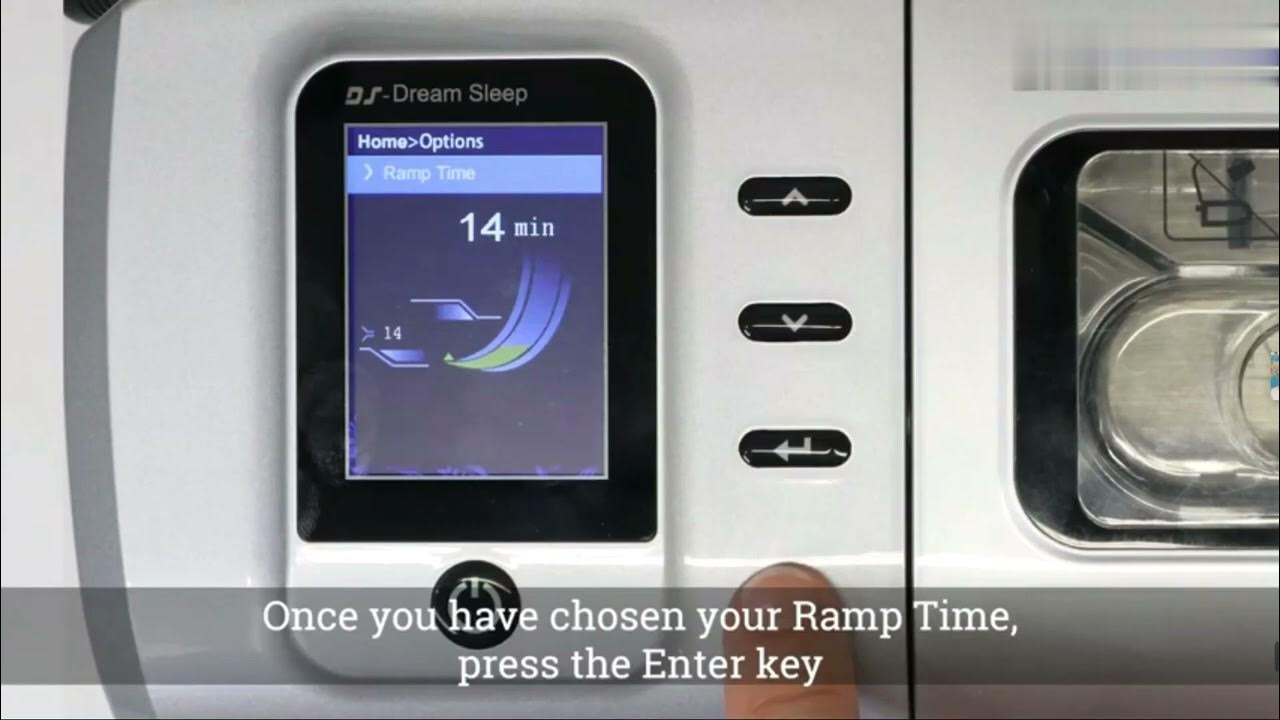 3. How to Adjust the Ramp Feature of VentMed Dream Sleep Auto CPAP DS6