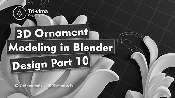3D Ornament in Blender | Design Part 10 | #blender #3dmodeling #carving #ornaments