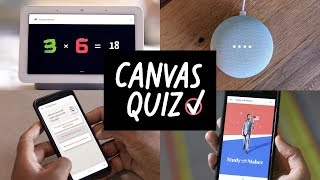 Voice Experiments: Canvas Quiz