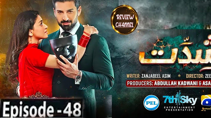 Shiddat EP 48 [Eng Sub] Muneeb But | Review Channel @ReviewChannel_16