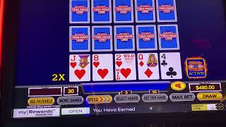 What a session high limit video poker