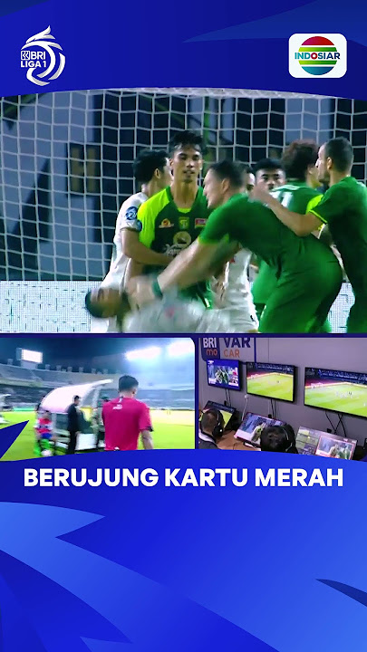 Momen yang menyebabkan kartu merah terjadi di laga Persebaya Surabaya vs Madura United FC #shorts
