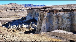 The SECRET 1 mile Hiking Trail to The White Ghost Hoodoos, Southern Utah Wahweap