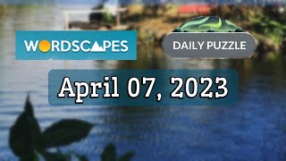 Wordscapes Daily Puzzle APRIL 07, 2023 gameplay | Answers | Solution