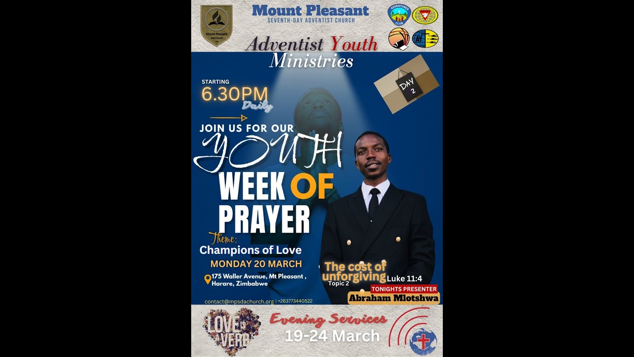 Youth Week Of Prayer Day 1 YouTube