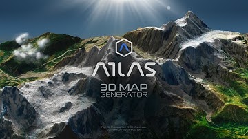 3D Map Generator - Atlas - Photoshop Plugin