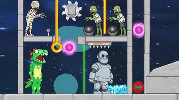 Puzzle spy pull the pin game | Eternal space pin ball all level 1-10 android, ios gameplay