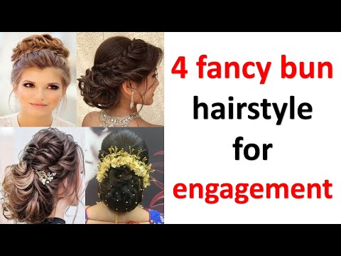 KIM HAIRSTYLIST | Simple bun for Engagement Hair accessories by @epajewel  #infinity #hairdowedding #hairstyle #hairideas #hairdo #hairdosimple  #hairins... | Instagram