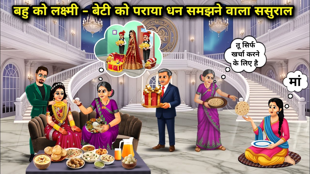 बहु को लक्ष्मी-बेटी को पराया धन समझने वाला ससुराल| Daughter-In-Law Is Lakshmi&Daughter Others Things
