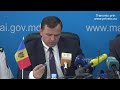 Briefing susținut de Ministrul Afacerilor Interne al Republicii Moldova, Andrei Năstase, șeful IGSU,