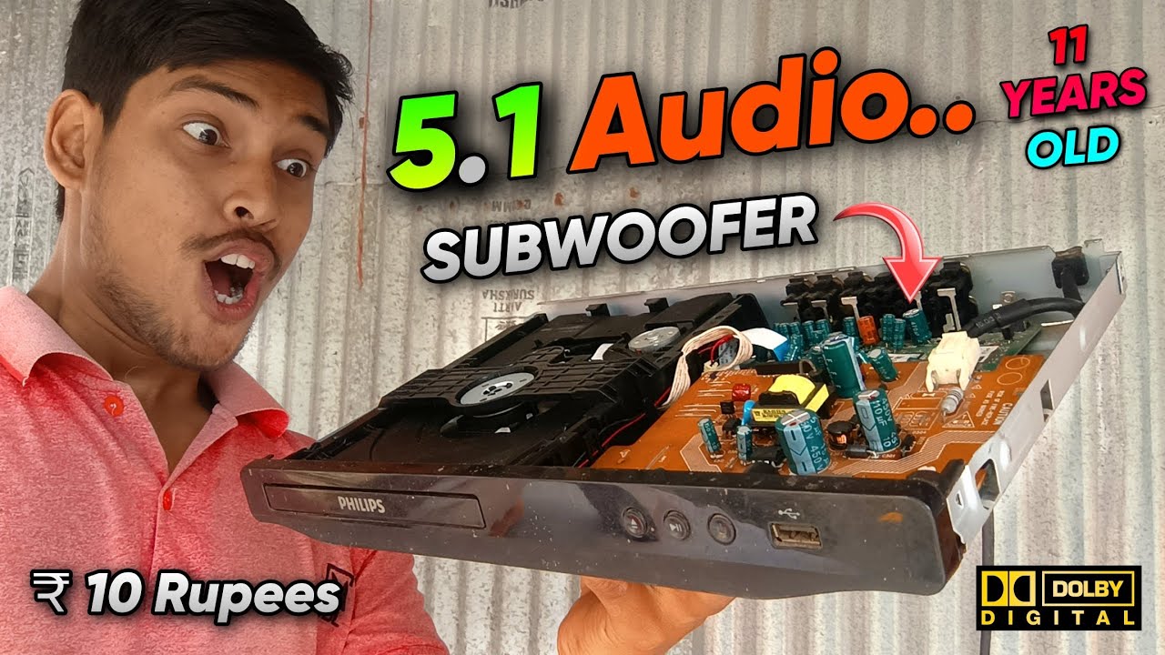 I Found 10 Years Old 5.1 Dolby DVD Player With Subwoofer Output... | Old Philips Dvd Player...