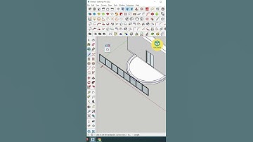 "Smooth Curves in SketchUp | Elegant Curved Railing Design Tutorial by 3D Ateliers"