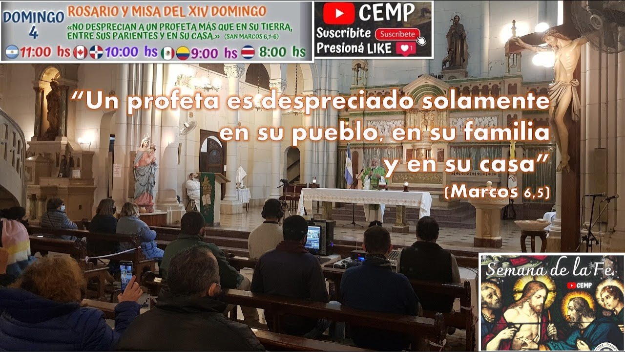 Reflexión del Evangelio. Domingo 4 de Julio de 2021. P. Diego A