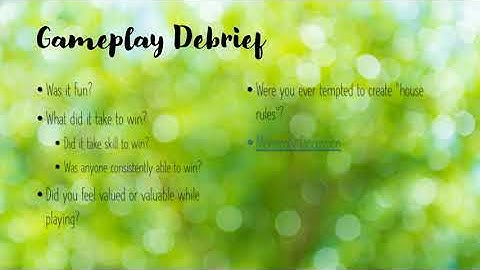 [GTD] 9.2.2020 Not Games Debrief