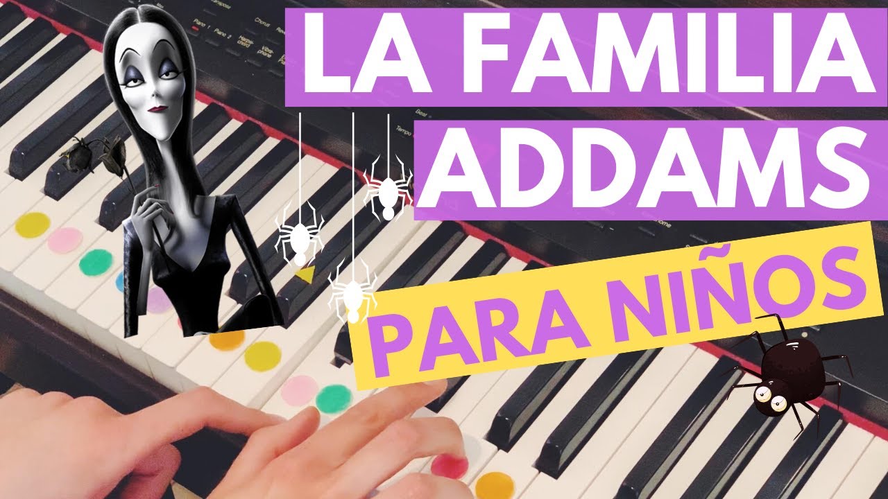 Cómo tocar LA FAMILIA ADDAMS en piano I TUTORIAL FÁCIL - YouTube