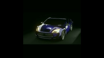 Car advertising in blender 2.9 Rendered in Evee engine | modelling | cars | Animation