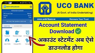 UCO Bank Account Statement Download | How to Get UCO Bank Statement from Mobile | UCO BANK screenshot 3