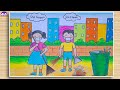 Swachh bharat abhiyan drawing  clean india drawing