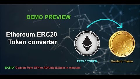 DEMO of ERC20 Ethereum token to Cardano Blockchain Converter