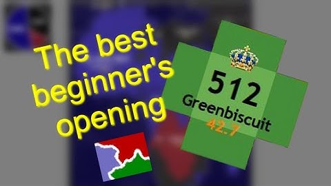 The Best Opening for Beginners in Territorial.io