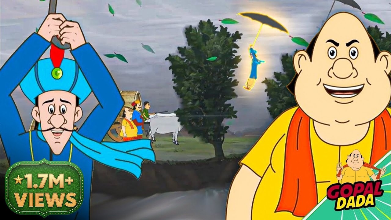 বৃষ্টিতে ঝুঁকির মাঝে ছাতা বিতরণ 🎯 | Gopal Dada & Maha Mantri’s Funny Umbrella Plan! | Gopal Dada