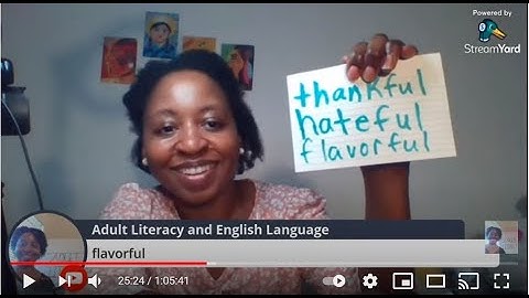 Livestream Reading Class: Teach Yourself to Read Lesson 17 Learn to Read, Adult Literacy, Video 102