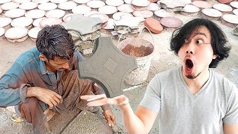 How to make tuff tiles||tuff tile making full process||skillscollection