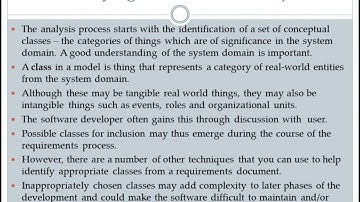 Identifying Classes and Object, Operation Finalization