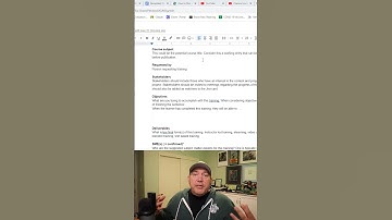 Project Intake - Training - Project Management _ Instructional Design