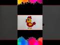 Cute Hen Drawing 🐔 | Easy Drawing for Kids #shorts