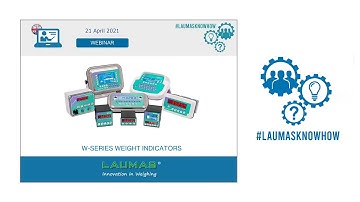 LAUMAS W-series weight indicators (english)
