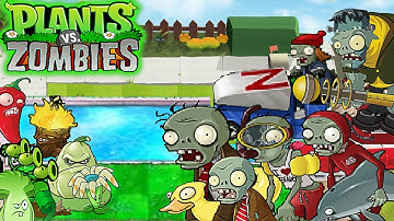 Plants vs Zombies Creative funny animation GW : All Plants in Plants vs All Zombies 2 Power Up!