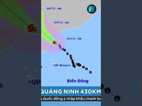 Bão số 1 giật cấp 15 gây mưa rất to ở Đông Bắc Bộ | VTC1