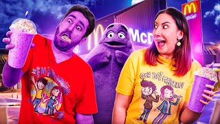 Tomamos o Milkshake Roxo e o Grimace Apareceu | Gabriel e Shirley 2.0