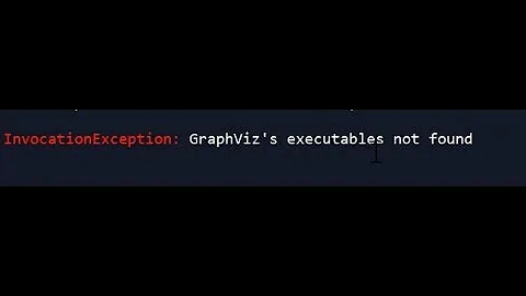 HOW TO: Add folder to PATH ('GraphViz's executables not found' Fixed)