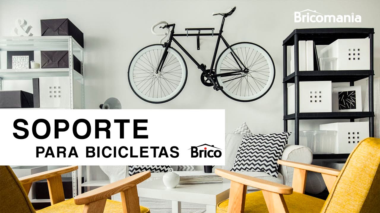 SOPORTE para BICICLETAS 🚴‍♂️3 tipos🚴‍♀️ ¡PASO a PASO para que lo instales  en casa! 🏠🛠️ Bricomania 