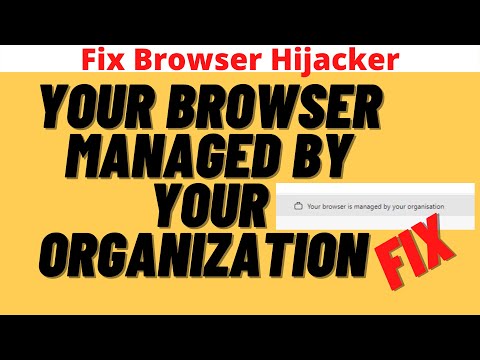 What does your browser is managed mean?