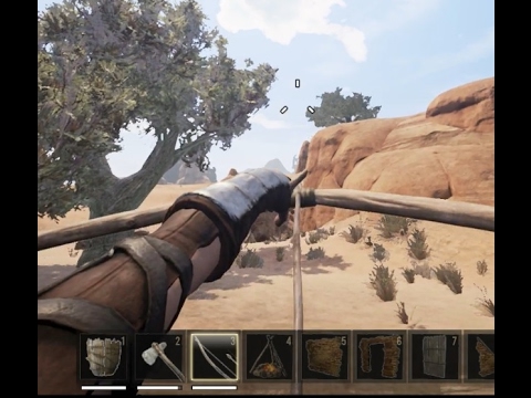 Conan Exiles how to equip arrows to the bow tutorial (and bolts)