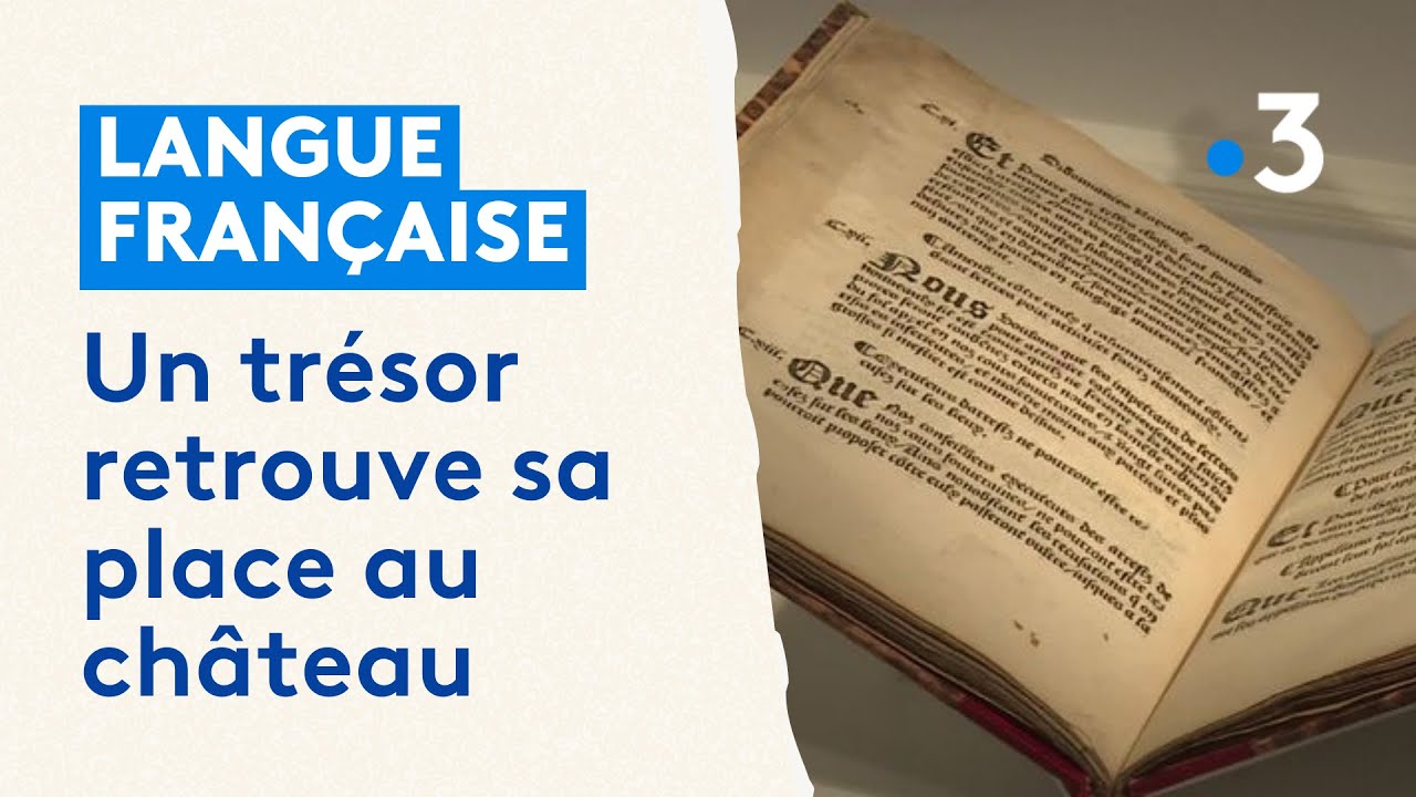 L'ordonnance de VillersCotterêts retrouve sa place à la Cité