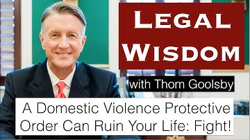 Fight Lies! Domestic Violence Protective Order creates nasty, permanent public record.