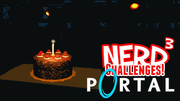 Nerd³ Challenges! Floor is Lava! - Portal