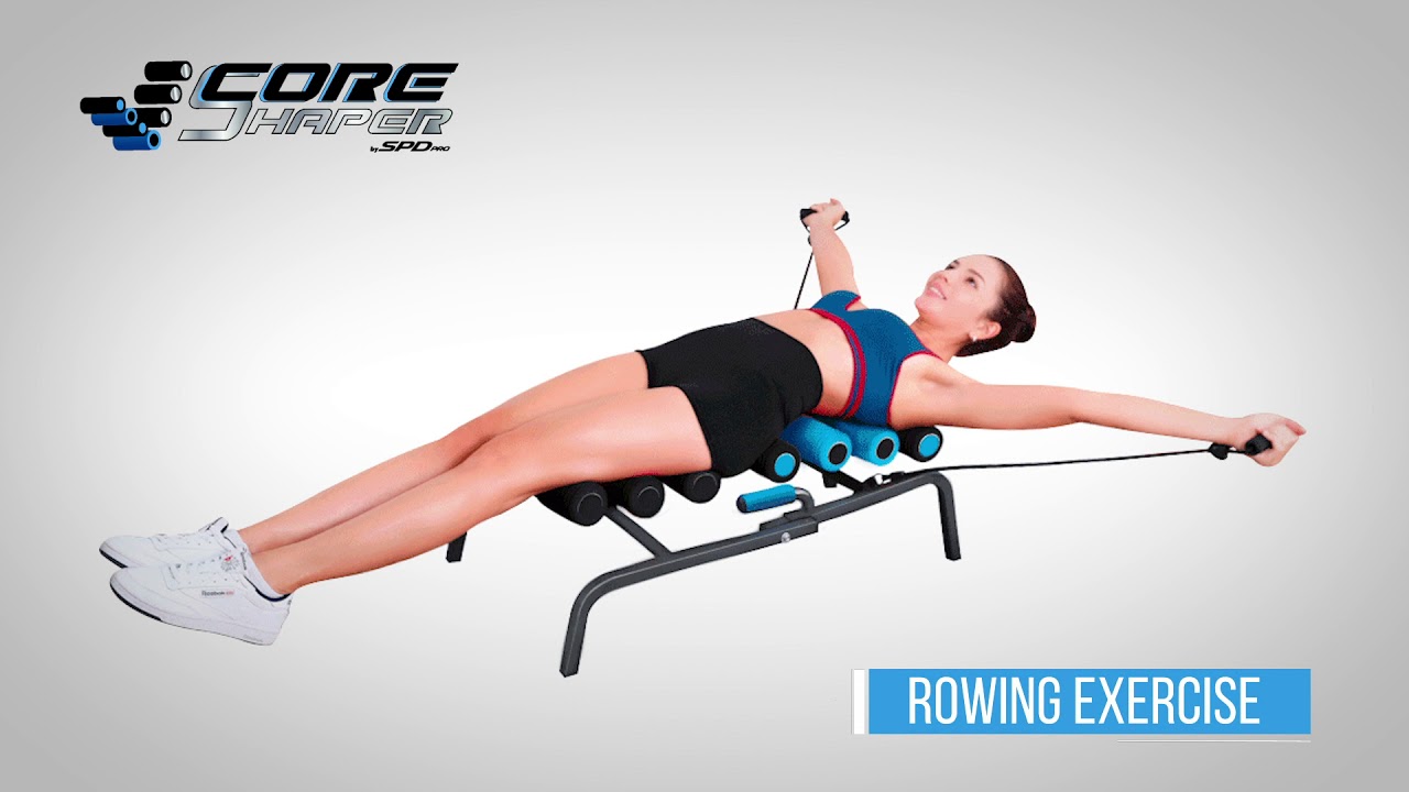 CORE SHAPER's Workout in GIFs: A   Rowing Exercise